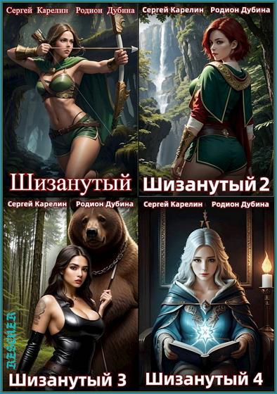 Карелин Сергей, Дубина Родион - Цикл «Шизанутый» [4 книги] (2023-2024) FB2